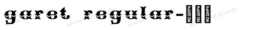garet regular字体转换